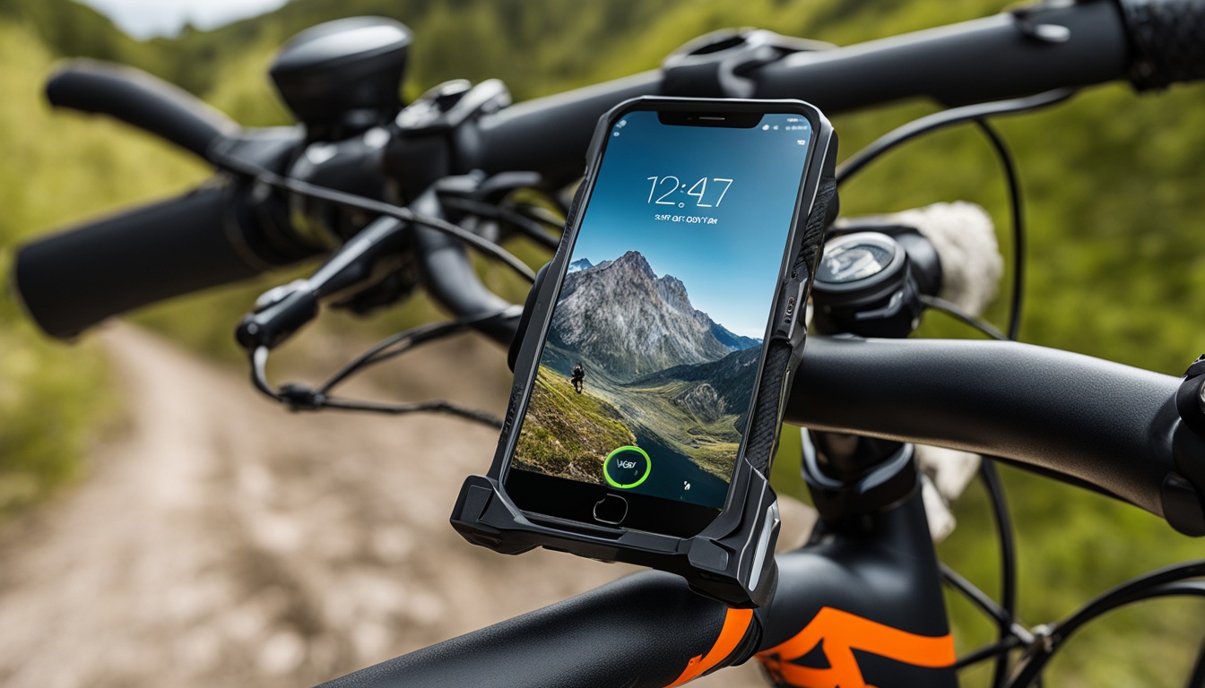 mountainbike handy halter