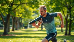 massagepistole beim joggen