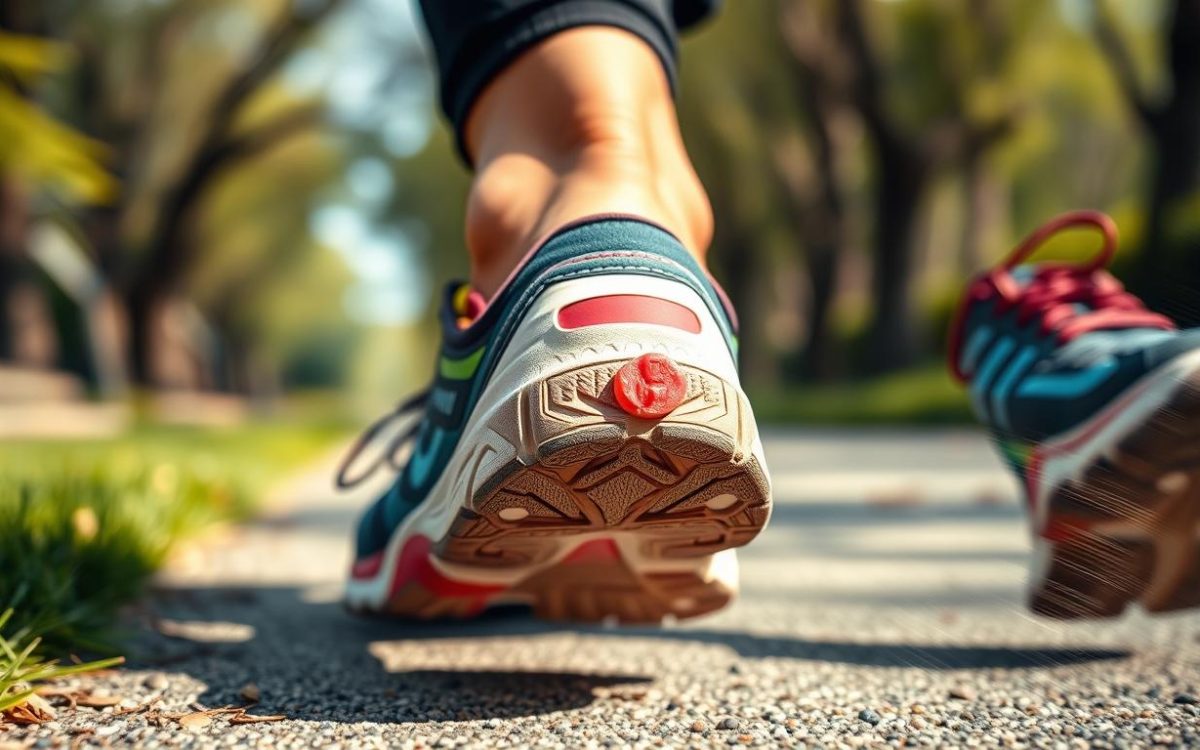 blase am zeh beim joggen