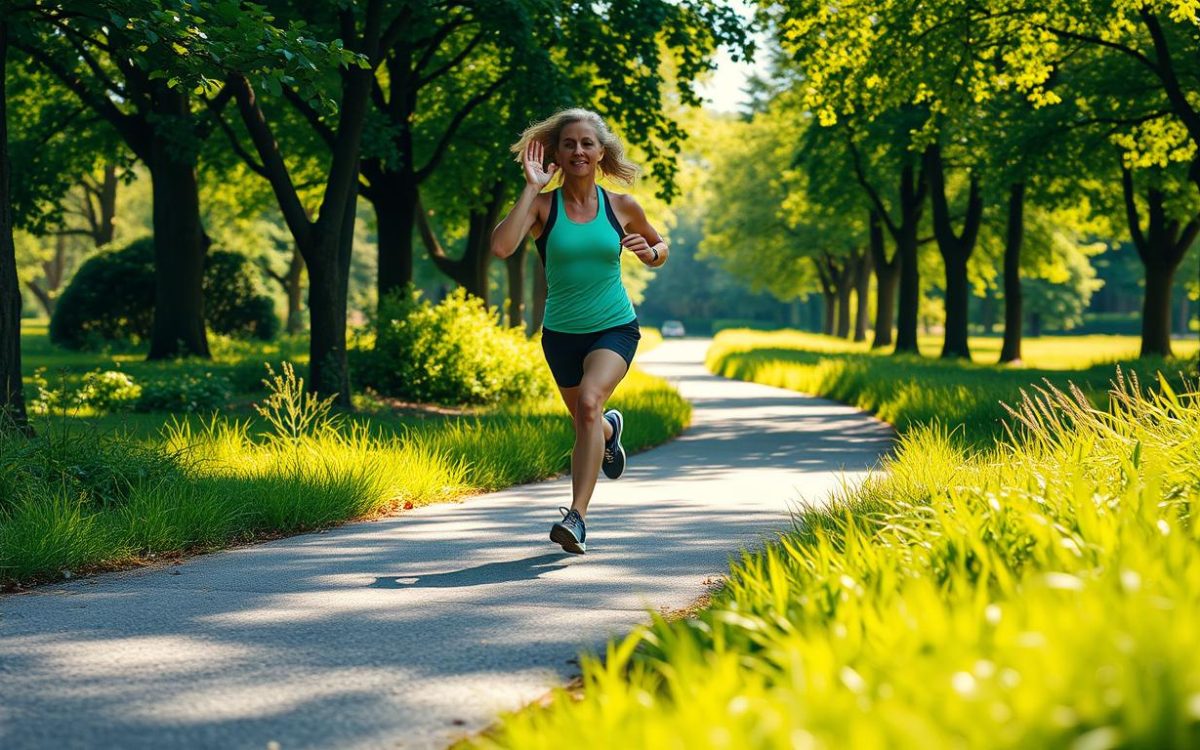 kniebeugen beim joggen