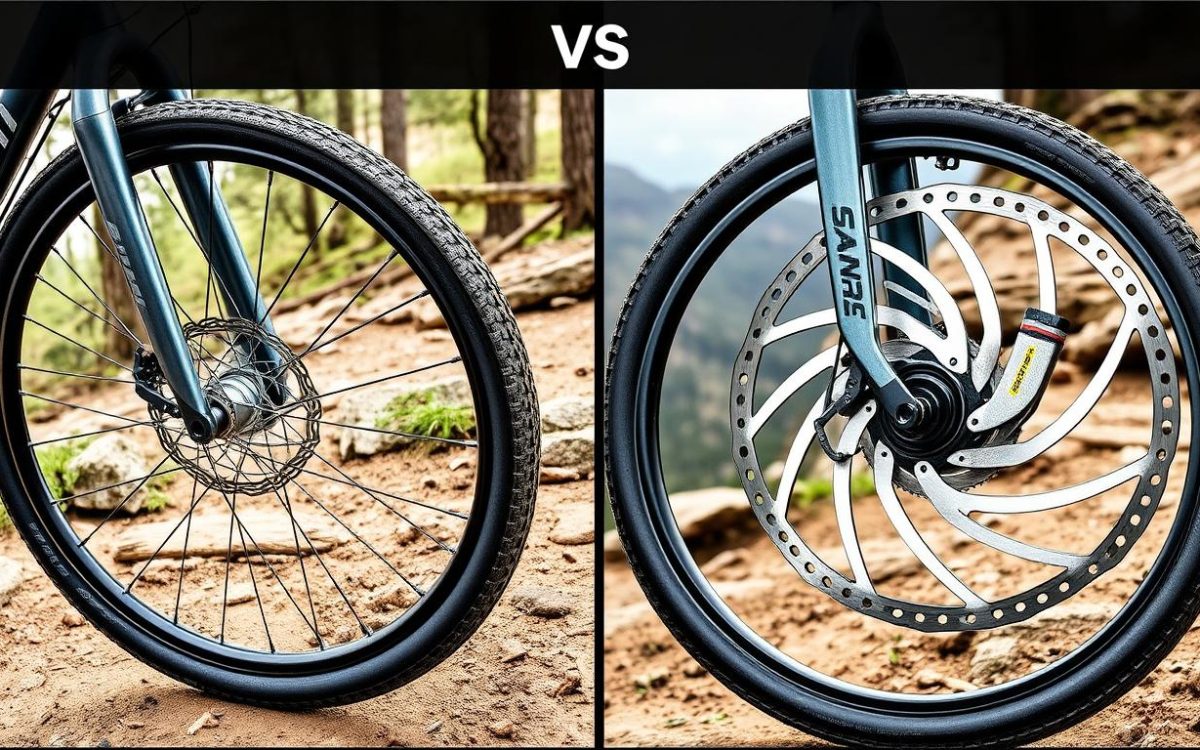 mountainbike felgenbremsen vs scheibenbremsen