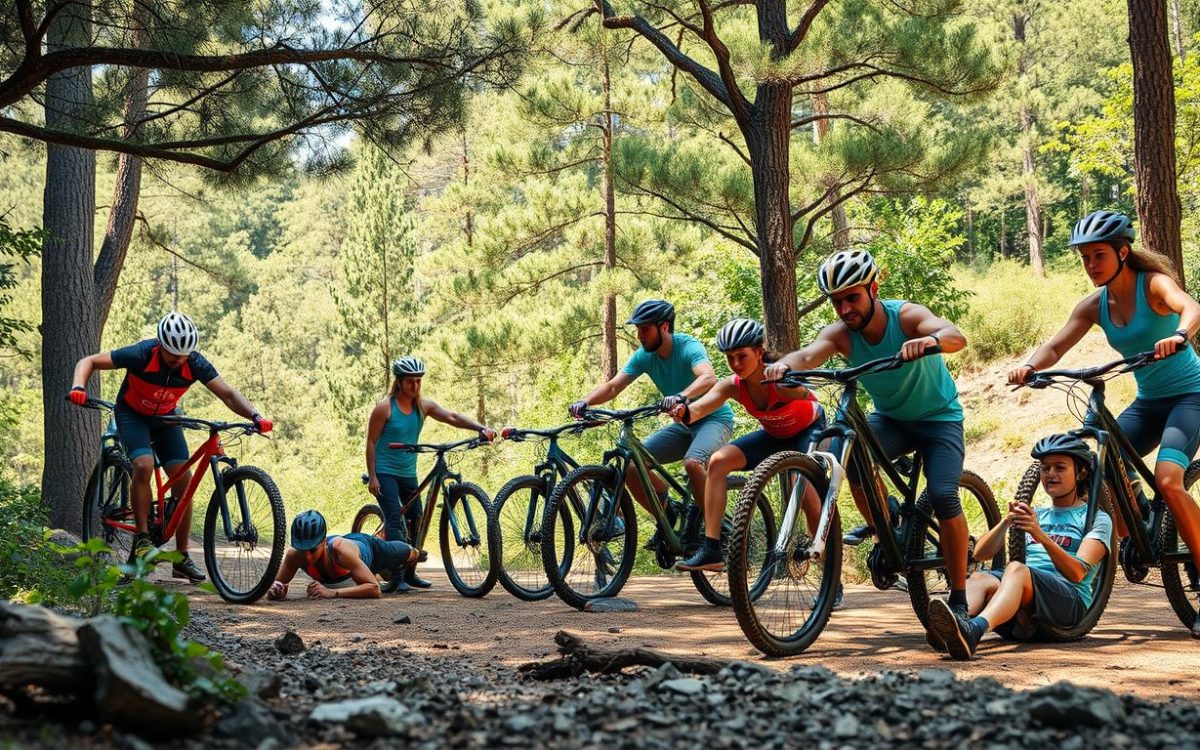 mountainbike outdoor training