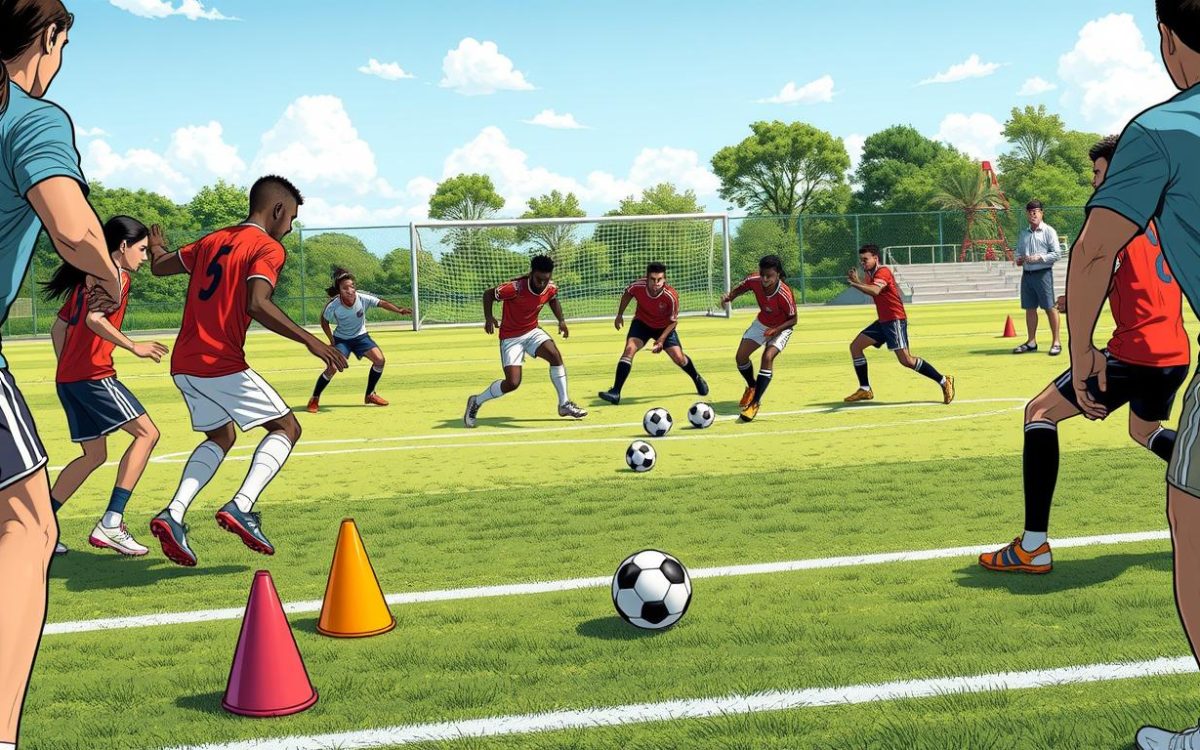 spielzüge einstudieren fußball