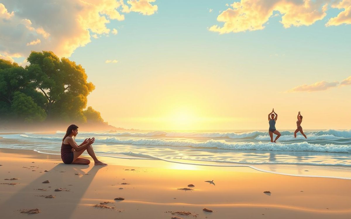 stress abbauen mit yoga