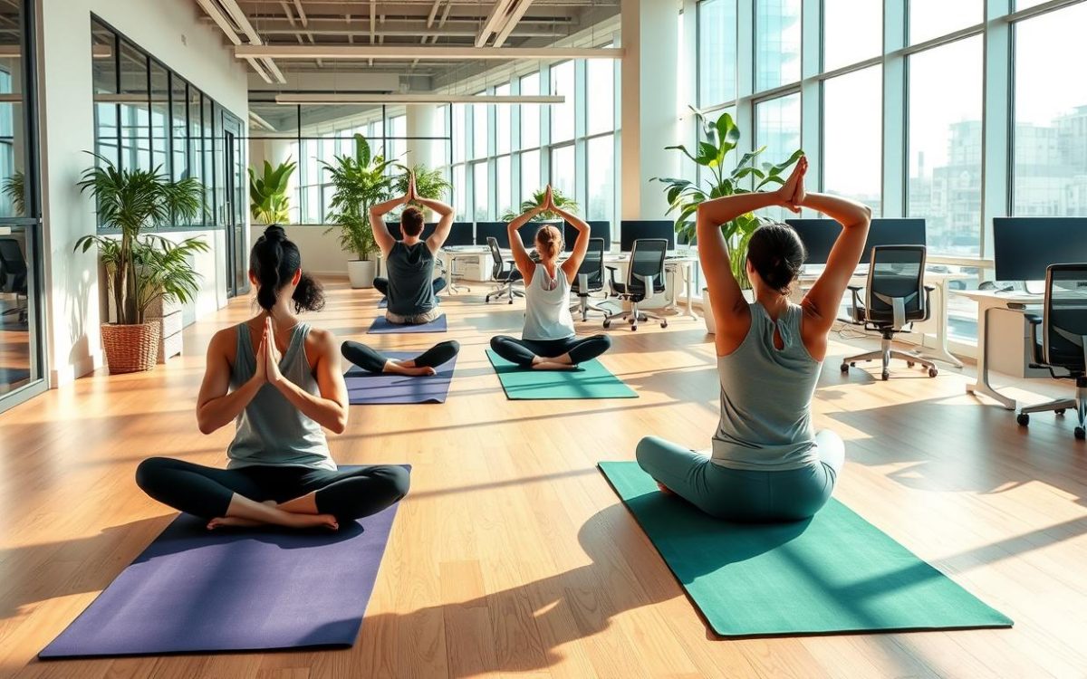yoga im büro